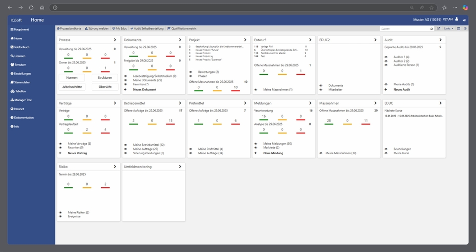 IQSoft – Stammdaten IQSoft – Stammdaten